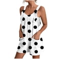 thumbnail image 1 of Penkiiy Combinaison Sans Manches pour Femme, Blanc, m, 1 of 6