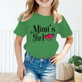thumbnail image 2 of PMVFHDE Hauts Décontractés pour Fille Robe T-Shirt pour Filles T-Shirts Chemises pour Fille Grande Taille T-Shirts Mignons pour Fille T-Shirt Graphique Mignon pour Fille Col Rond Manches Courtes T-Shirt d'Été Décontracté Vert, 7-8 Ans, 2 of 5