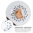 thumbnail image 3 of 1Pc Dotted Pattern Glass Plate Salad Plate Fruit Plate Food Serving Plate, 3 of 9