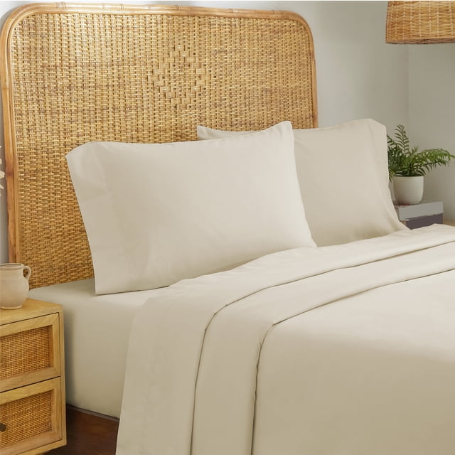 California Design Den - Luxury Sheets Bed 100% Cotton, 600 Thread Count, Deep Pocket, Snug Fit, Soft & Crisp Best Bedsheet Set with Sateen Weave