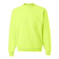 thumbnail image 1 of Jerzees Chandail Molletonné à Col Rond pour Hommes NuBlend Super Sweats, TG, Vert Sécurité, 1 of 1