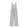 thumbnail image 5 of zanvin Pantalons pour Femmes, Liquidation Combinaison Sans Manches à Bretelles Décontractée Mode Été Unie, 5 of 5