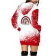 thumbnail image 3 of Jsaierl Robe à Capuchon de Noël pour Femmes, Robe de Chandails à Capuchon, Robe Tunique de Noël à Manches Longues, Chandails à Capuchon Surdimensionnés avec Poche, 3 of 5