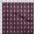 thumbnail image 3 of oneOone Cotton Poplin Fabric Stripe & Geometric Ikat Print Fabric BTY 56 Inch Wide, 3 of 4