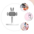 thumbnail image 3 of Raindrops Adjustable White Plastic Phone Stand with Anti-Skid Support for Desktop, 3 of 8