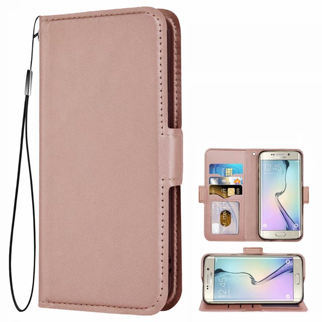 Cover for Huawei P20pro Cover, Mobile Phone Cover Compatible with Huawei P20 +, Mobile Phone Case Protective Cover Bag Case Fabric And Pu Leather with Credit Card Holder, Pink