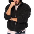 thumbnail image 1 of RKSTN Jackets for Men Pullover Sweater Stand Collar Elastic Solid Color Half Sweater For Stand-up Collar Sweater Fall and Winter Long Sleeve Jacket Coats, 1 of 6