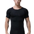 thumbnail image 1 of CAROOTU Hommes Respirant Basket-Ball Entraînement Fitness T-shirt Col Rond Manches Courtes Stretch Tops Nouveau, 1 of 5