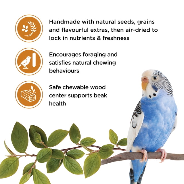 Living World Sticks, Budgie Treat, Honey Drizzle, 90 G (3.2oz)