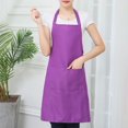 thumbnail image 4 of Visland Unisex Apron Long-lasting Work Apron with Pockets Adjustable Straps Cooking Apron for Grill Restaurant Bar Cafes, 4 of 8