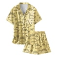 thumbnail image 4 of Sunnyoo Girls DIY Hand Painted Homewear Set Short Slevee Coloring Pajamas Sleepwear, 4 of 4