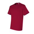 thumbnail image 2 of Jerzees T-Shirt Ras du Cou à Manches Courtes avec Poche pour Hommes DRI-POWER Active, L, True Red, 2 of 2