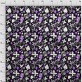 thumbnail image 4 of oneOone Coton Cambric Violet Robe de Poker Tissu Tissu Imprimé par la Cour 42 Pouces de Large, 4 of 4