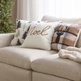 thumbnail image 2 of Bouclair Housse de Coussin Noir Eika Bois de Cerf, 2 of 5