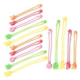 thumbnail image 2 of 15 Pcs Silicone Rubber Bands Stretch Cooking Band Elastic Wrapping Bands Bento Lunch Box Strap For Crab Traps Cooking Books, 2 of 9
