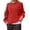 Red, variant on LUOGENLI Womens Sweaters Dressy Casual Drop Shoulder Crop Sweater Women's Casual Oversized Pullover Sweater Soft Long Sleeve Crewneck Tunic Loose Fit Winter Fall Solid Color Sweater White Size XXXL