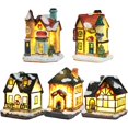 thumbnail image 4 of Christmas Village Sets With Light Christmas Village Houses Battery Power Decorative Christmas Village Set Lightweight Christmas House Reliable Christmas Houses, 4 of 8