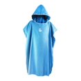 thumbnail image 1 of Polyester Surf Poncho Cing Robe Quick er Hooded Soft Microfiber Medium Blue, 1 of 8
