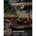 thumbnail image 4 of Outdoor Rug x RV Camping Mat Outdoor CarpetPatio Camper Backyard Rug with Led Strip Light Reversible Geometric Picnic Deck Proch Balcony Foldable Rugs &, 4 of 6