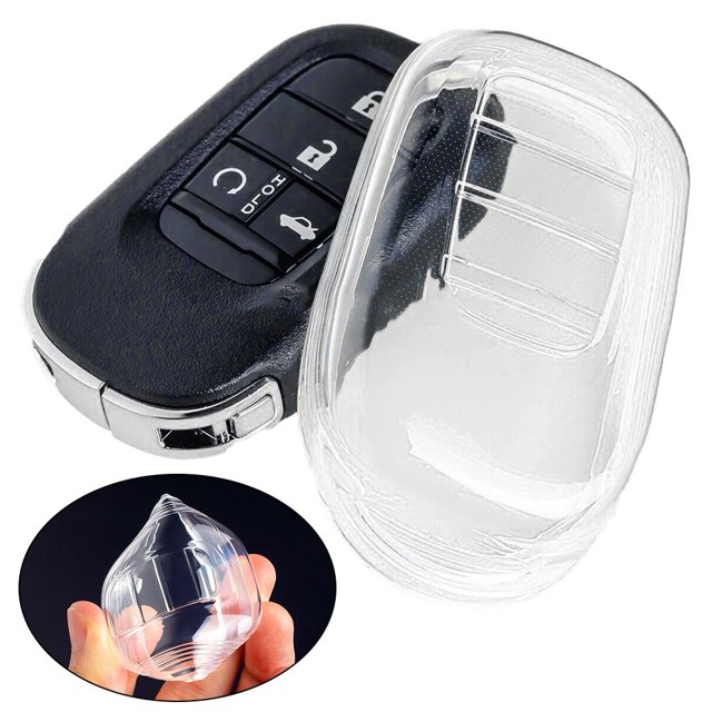 For Honda 2023-2024 Transparent Clear Car Key Fob Cover Case Holder Accessories