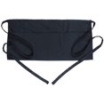 thumbnail image 1 of Tabliers de Serveur avec 3 Poches - Tablier de Taille Serveur Serveuse Résistant à l'Eau avec Sangle de Taille Longue Renforcée Demi-Tablier pour Femmes, 1 of 6