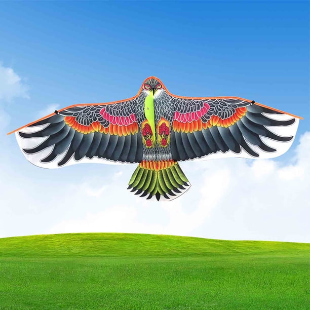 Cerf-volant Dragon Géant 120x210 Cm – Facile à Voler – Cordes De 100 M – Parfait Pour Plage Et Parc – Enfants Et Adultes