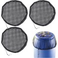 thumbnail image 1 of Sturdy Rain Barrel Mesh Cover - Robust Barrel Net |Water Collection Guard with Sturdy Steel Mesh Rainwater Catchment Filter, Drum Enclosure Adjustable Height for Home, Cylinder Covers for Home, 1 of 9
