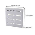 thumbnail image 3 of Sale Today Clearance! Plastic Supplies Wall Mounted Fruit Knife Organizer Storage Rack Knife Household Perforated Knife Kitchen Knife Rack Kitchen, 3 of 6