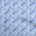 thumbnail image 1 of oneOone Polyester Spandex Light Blue Fabric Abstracts Fabric For Sewing Printed Craft Fabric By The Yard 56 Inch Wide, 1 of 5