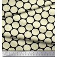 thumbnail image 2 of Soimoi Georgette Viscose Fabric Dots Dots Printed Craft Fabric by The Yard 42 Inch Wide, 2 of 5