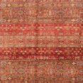 thumbnail image 1 of Ahgly Company Tapis d'Intérieur Carrés Abstraits Orange Tapis de Zone Abstraits, 4 Pieds Carré, 1 of 6