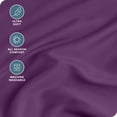 thumbnail image 2 of Bare Home Fitted Sheet - 22" Extra Deep Pocket - Premium 1800 Collection - King, Plum, 2 of 7