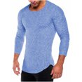 thumbnail image 1 of Pompotops T-shirt de Sport Décontracté à Manches Longues pour Hommes Printemps et Automne en Solde, 1 of 3