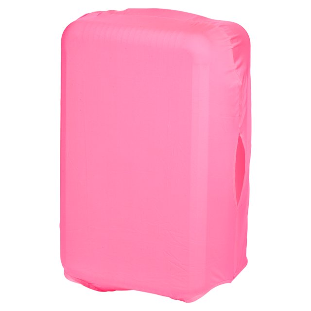 Unique Bargains Elastic Silk Travel Luggage Cover, Washable Protective Suitcase Protector Bag Pink for 28 Inch Wheeled Suitcase