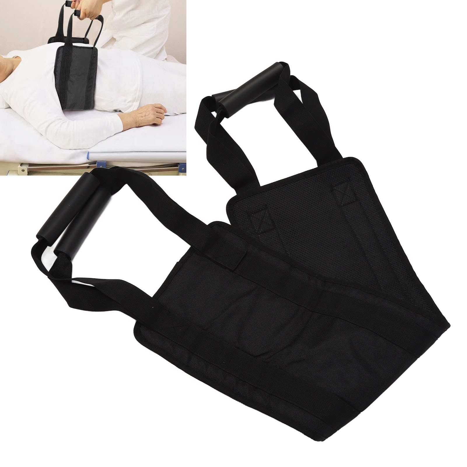 Transfer Sling, Ergonomic Handle Safe Bed Lifting Sling Flexible Mobility Aid  For Elderly For Home