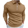 thumbnail image 1 of Ketyyh-chn99 Polo Polo Shirt Chemises pour Hommes Polo Shirt Grande Taille T-Shirts pour Hommes à Manches Courtes Polyester Col Coupe Régulière Kaki,G, 1 of 5