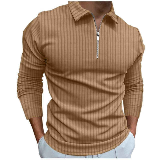 Ketyyh-chn99 Polo Polo Shirt Chemises pour Hommes Polo Shirt Grande Taille T-Shirts pour Hommes à Manches Courtes Polyester Col Coupe Régulière Kaki,G