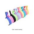 thumbnail image 2 of Hair Ring Seamless High Elasticity Knotted Adjustable Ponytail Holder Colorful Hairs Rope Scrunchies Accessories Multi Color Random, 2 of 7
