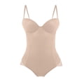 thumbnail image 1 of WZXFASHION Backless Body Shaper Bra Backless Shapewear Backless Bra Bodysuit Backless Strapless Shapewear Shapers Khaki L, 1 of 9