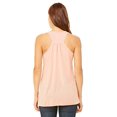 thumbnail image 2 of Bella Ladies Flowy Racerback Tank, 2XL, Peach, 2 of 2