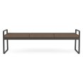 thumbnail image 4 of Gansett Reception Waiting Room Healthcare 3-Seat Bench / Charcoal Steel / Brown, 4 of 5