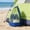 Blue, variant on Mesh Beach Storage Bag Large Capacity Drawstring Tote, Lightweight Sand Free Organizer For Shells Toys Towels, Foldable Carry Bag For Outdoor Activities Travel Pool Supplies