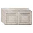 thumbnail image 1 of Fasade Traditional 3 Vinyl 2ft x 4ft Glue Up Ceiling Panel Vintage Metal 5 Pack, 1 of 4