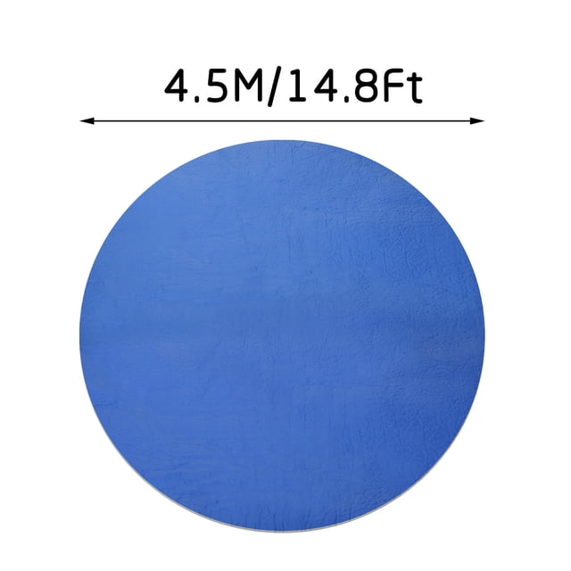Yhmxh Pool Accessories Cruise Ship Essentials Beach Essentials Round Pool Cover Protector Foot Above Ground Blue Protection Swimming Pool Pool Covers