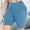 Blue, variant on Gspmoly Shorts, Women Oversized Drying Elastic Yoga Shorts with Bottom Pockets for Fitness and Sports Shorts Hiking Shorts Women Savings Black XXXL
