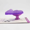 thumbnail image 4 of SpinPop Frosted Iridescent Purple Bear Phone Grip – Stylish & Secure Phone Accessory, 4 of 4