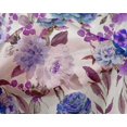 thumbnail image 4 of oneOone Silk Tabby Purple Fabric Florals Craft Projects Decor Fabric Printed By The Yard 42 Inch Wide, 4 of 4