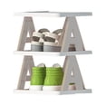 thumbnail image 1 of Dvkptbk Multi-layer Letter Shoe Rack, Small Shoe Cabinet For Household Doorstep Balcony, And Economical Folding Shoe Rack For Student Dormitories, 1 of 1