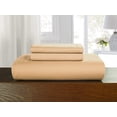 thumbnail image 3 of 3-Piece Duvet Cover Set, 1800 Thread Count, Button Closure, Solid Color - Cooling, Breathable Material- Wrinkle, Fade, Stain Resistant, King/California King, Gold, 3 of 5