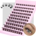thumbnail image 1 of HSHDLDF Wispy Lash Extension Clusters DIY Eyelash Extensions 100Pcs Natural Lashes Clusters 8-16mm Fluffy Individual Lashes Cluster DIY at Home ALICROWN Cluster Lashes Set, 1 of 7